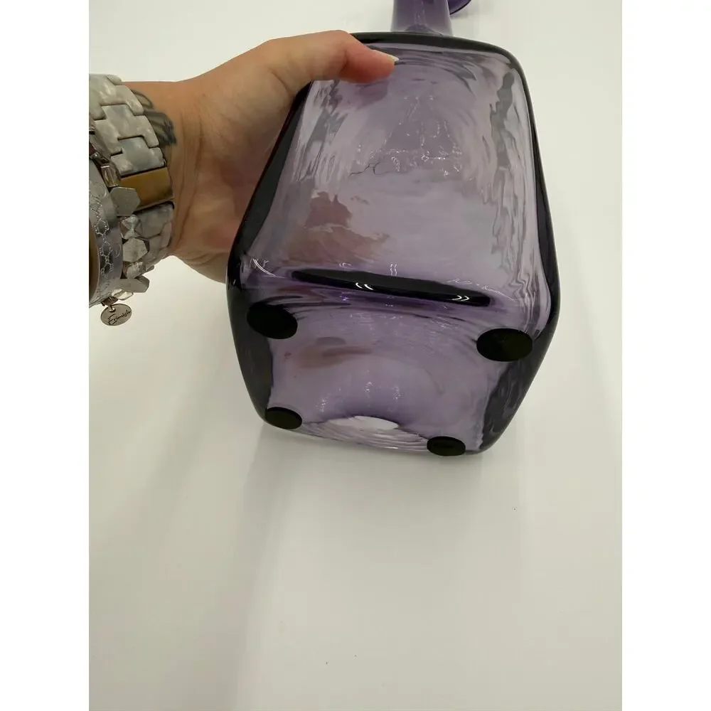 1970's Swung Glass Bent Neck Bottle